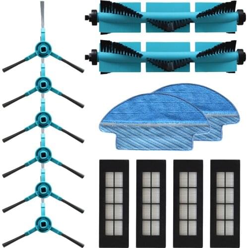 Mop cloth pad rag main brush roller side brushes HEPA filter for Cecotec Conga 3090 brush filter vacuum spare parts accessories