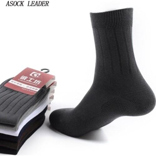 6 Pairs Spring&Summer 2018 New Cotton Mens Socks Striped White Socks Massage Fashions Breathable Comfortable Short Socks