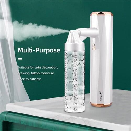 CkeyiN Nano Facial Steamer Sprayer USB Humidifier Rechargeable Nebulizer Face Oxygen Injection Moisturizing Beauty Skin Care