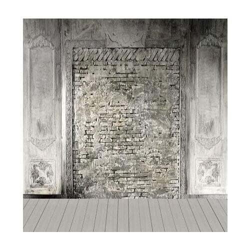 TR Real Photography Camera Backdrop Wooden Floor Brick Wall Photo Backgrounds For Wedding Children Baby Studio Photo Shoot Props