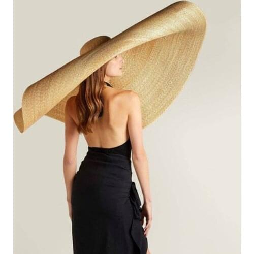 Woman Collapsible Outdoor Travel Beach Oversized Sun Protection Hat Straw Cap Sun Protection Hat Straw Cap Sun Hat Straw Cap hat