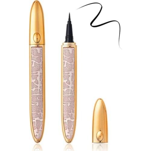 1pc Eyeliner Pen Self-adhesive Diamond Eye Liner Glue Pen Non Magnetic No Glue Waterproof Longlasting Fast Dry Eyeliner Makeup