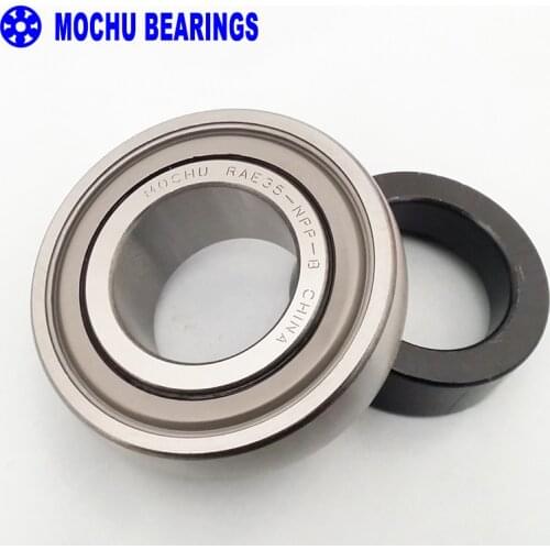 1pcs RAE35-NPP-B 35 MOCHU Radial insert ball bearings Spherical outer ring Location by eccentric locking collar Seals on both