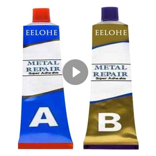 2 Pcs AB Metal Repairing Adhesive Super Glue Iron Steel Auto Radiator Water Tank Special Leakage Plugging Welding Glue 20/50g