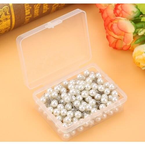 200pcs Round Ball Plastic Pushpin Thumbtack Pins Decorative DIY Tool