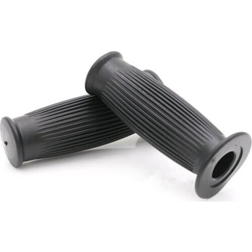 22MM Universal Vintage Motorcycle Grip Retro Refit Motorbike Handlebar Rubber Cover Steering Bar