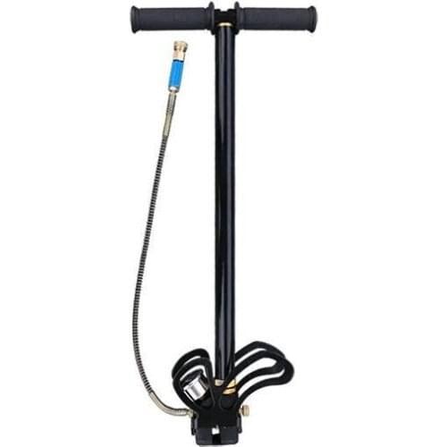 Butterfly Hand Air Pump High Pressure 3 Stage PCP Car Mini Hand Operated Air Pump Hunting PCP pump 300bar 30mpa 4500psi