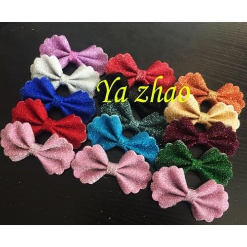 3.2 inch Hair Fabric Bows, hair Bows For Headbands, 13colors IN STOCK 500pcs/lot, free shipping