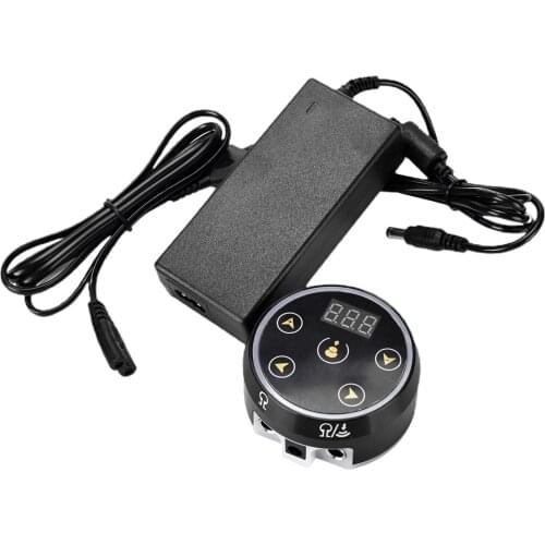 Professional Black Mini LCD Tattoo Machine Power Supply Converters EU Plug Tattoo Power Supply Mini Tattoo Digital Black