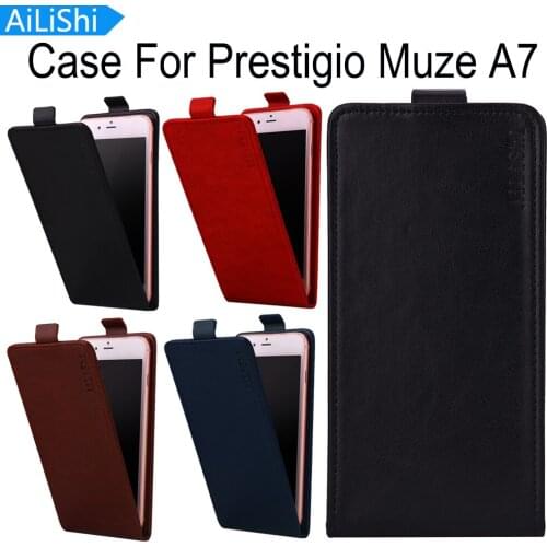AiLiShi For Prestigio Muze A7 Case Luxury Top Quality Up And Down Flip PU Leather Case Protective Cover Skin With Card Slot