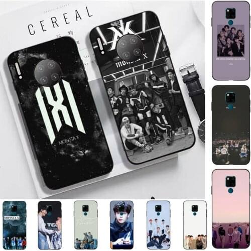 TOPLBPCS Monsta X KPOP Boy Group Phone Case for Huawei Mate 20 10 lite pro X Honor paly Y 6 5 7 9 prime 2018 2019