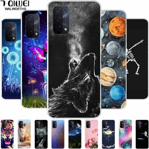 For Oppo A54 5G Case Cover TPU Soft Coque Silicone Back Cases for OPPO A74 5G Tranparent Funda for OPPOA54 A 54 5G Shockproof