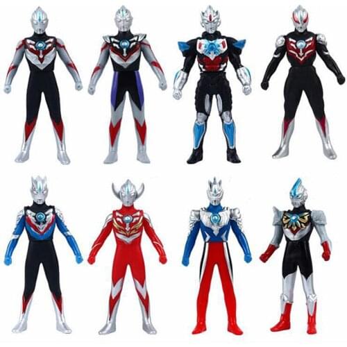 Ultraman New Generation Heroes Ginga Victory Geed Orb X Ruebe Z Rosso Soft Gum Model Anime Figures Favorites Collect Ornaments