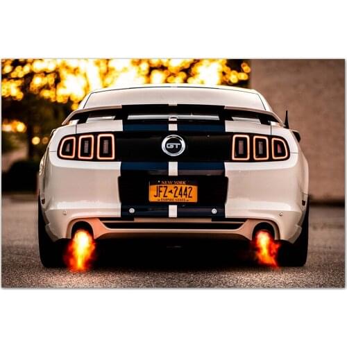 Ford GT Supercar Poster Canvas Paintings Wall Art Pictures Prints for Living Room Home Decor