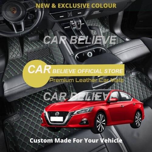 High quality Leather Car Floor mats For Nissan Altima Teana 2019 2020 Carpets Rugs Pads Accessories