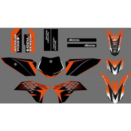 New Style Team Motorcycle Graphics Stickers Decal for KTM SX 50 2009 2010 2011 2012 2013