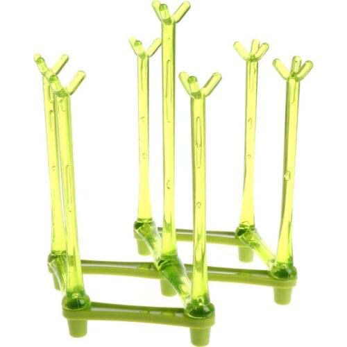 Baby Feeding Bottle Rack Drying Nipple Stand Cup Storage Folding Drainer Dryer Dish Utensil Cloth Holder Organizer Shelf Clean