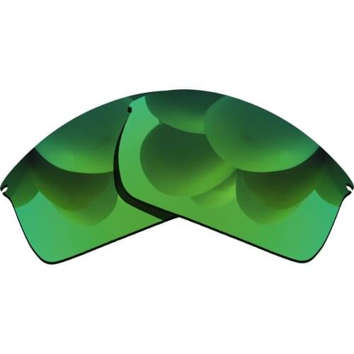 Polarized Replacement Lense For-Oakley Wiretap Sunglasses Frame True Color Mirrored Coating - Green Options