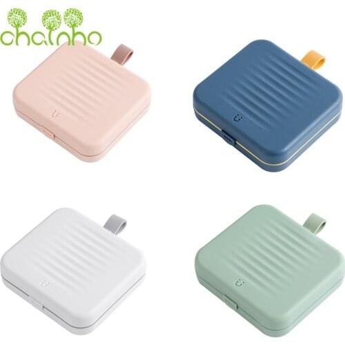 Chainho,Portable Magnetic Household Needle Thread Box Set,Square, Multifunctional Small Handmade Storage Bag, TL010