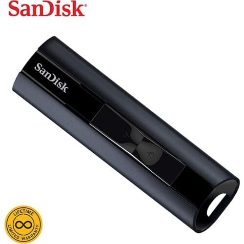 Sandisk SSD USB Flash Drive 128GB 256GB 512GB High Speed Pendrive SSD USB Stick Encryption CZ880 Extreme metal Pen Drive Memoria