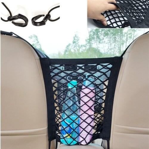 Car Organizer Net Storage Car Seat Back Stowing mesh Accessories for Cadillac ATS BLS CTS XT4 XT5 ATSL XTS STS SRX Escalade