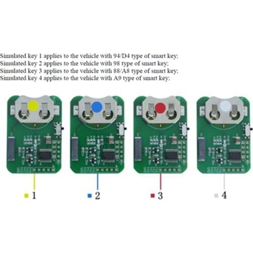 OBDSTAR Smart Key Simulator for Toyota Applies to the Vehicle with 94/D4 98 88/A8 A9 Types Works with X300 DP/X300 DP PLUS