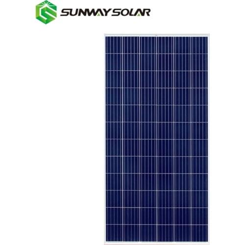 360w Solar Panel High Efficiency Poly 330w 340w 350 Watt 25 Years 5BB 156*156 Compatiable Connector Accepted SUNWAY