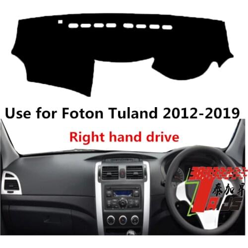TAIJS Factory Casual 3Colors Polyester Fibre Car Dashboard Cover For Foton Tuland 2012 13 14 15 1617 1819 Right Hand Drive
