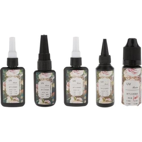 UV Resin Hard Glue Ultraviolet Transparent for Handmade Art Crafts DIY Resin Mold Jewelry Making