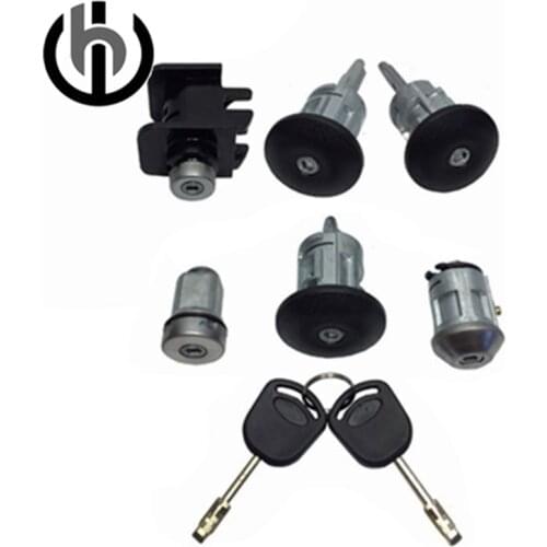 YC15V22050YG, 4119503, 1C1A V22050 BA, 1C1A-V22050-BA 8PCS COMPLETE FULL LOCK SET For ForD TRANSIT MK6 2000-2006