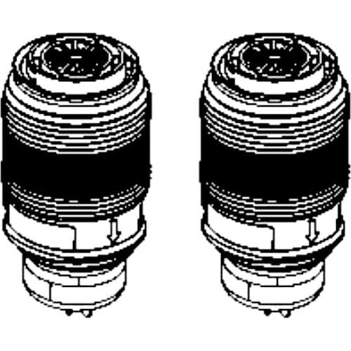 Rear Left & Right Pair Air Suspension Spring Bag Repair Kit For Mercedes Benz W205 C400 2015 C300 2015-2020