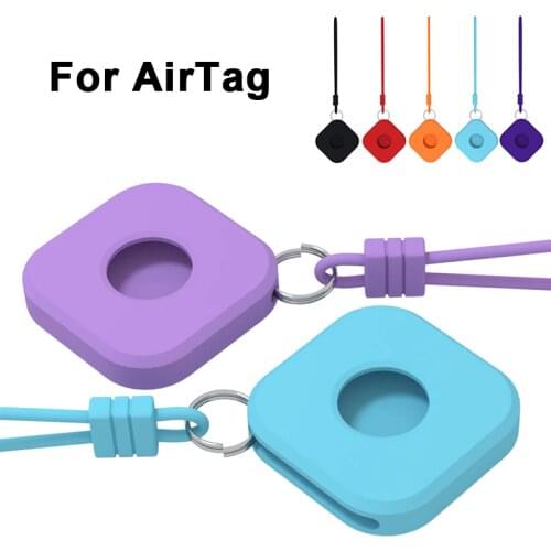 For Apple Airtags Locator Silicone Protective Case for Apple Locator Tracker for Keychain Anti-fall Anti-scratch for Air Tags