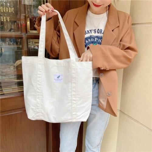 Womens Buckle Tote Bag Large Capacity Handbag New Retro Womens Shoulder Bag Simple Solid Color Small Fresh Canvas Bag Literary