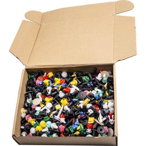 1 x Mixed Car Door Bumper Fenders Fenders Rivets Push Pin Clips Kit(1000 PCS)
