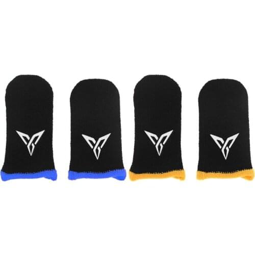 1 Pair Breathable Mobile Game Controller Finger Sleeve Touch Trigger for PUBG