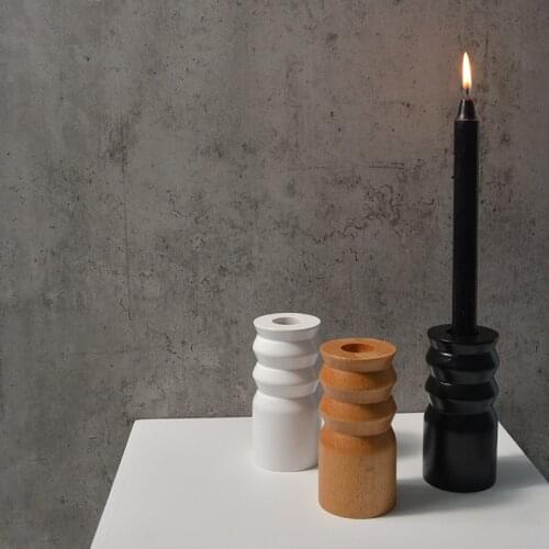 Beech Wood Candle Holders Luxury Candlestick Fashion Wedding Candle Stand Exquisite Candlestick Candelabra Table Home Decor