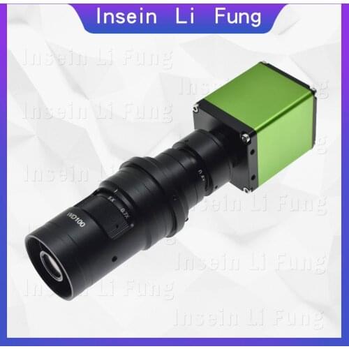 1080P 1/2-inch Digital Electronic Video Microscope Camera HDMI 200X Zoom C Mount Lens Phone Motherboard Repair Metal Detection