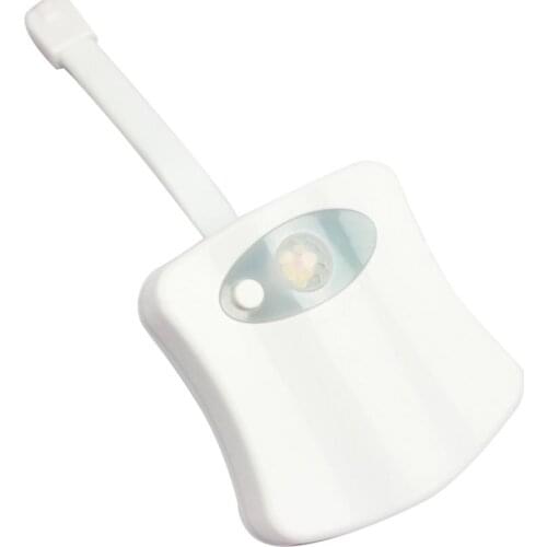 16-Color Toilet Sensor Light Flexible LED Home Toilet Light Bathroom Body Motion Sensor Toilet Bowl Seat Night Light NEW ARRIVAL