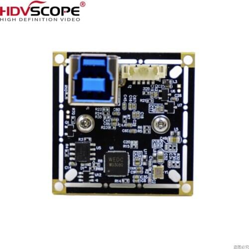 2.0MP USB3.0 Global shutter 1/2.9'' Color Sensor 180fps 1600x1200 High speed Camera Module pcb board 2.8mm Lens