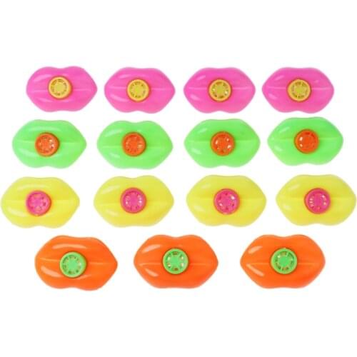 2018 New 15pcs Mouth Lip Whistle Decoration Game Prize Party Toys Lucky Loot Kids Toy