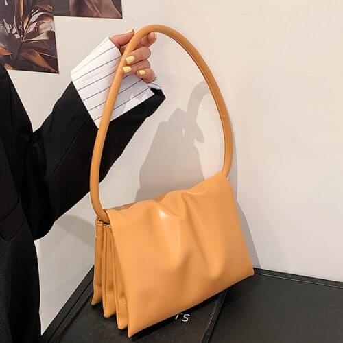 2020 Women Brand Armpit Bags Fashion Design Organ Shoulder Bag Trend Handbags and Purses Luxury Female Multi-storey Totes Square
