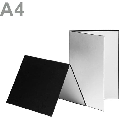 3-in-1 Photography Cardboard Paperboard Folding Photography Reflector Diffuser Board for Still Life Product Food Photo Shooting