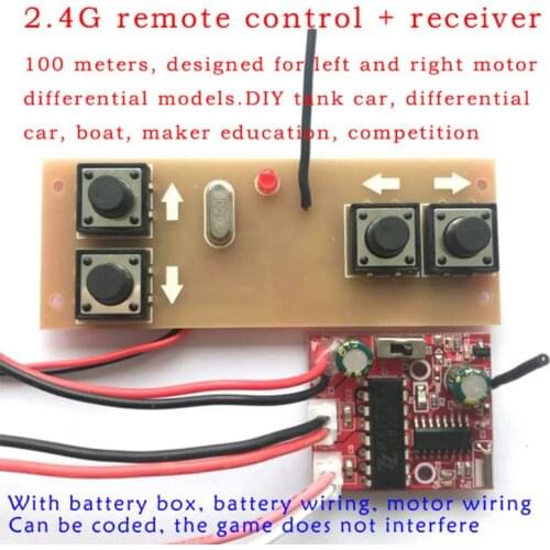 4-channel 2.4G Remote Control Receiver Module Kit Circuit Board For RC Model Car