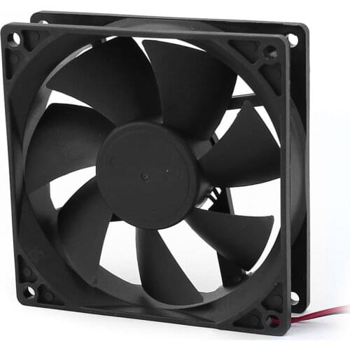 PROMOTION! 90mm x 25mm 9025 2pin 12V DC Brushless PC Case CPU Cooler Cooling Fan