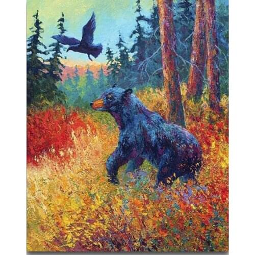 Diamond Painting Sunshine bear Landscape 5D DIY Round/Square Diamond Decoration Customizable Wall Art Decoration