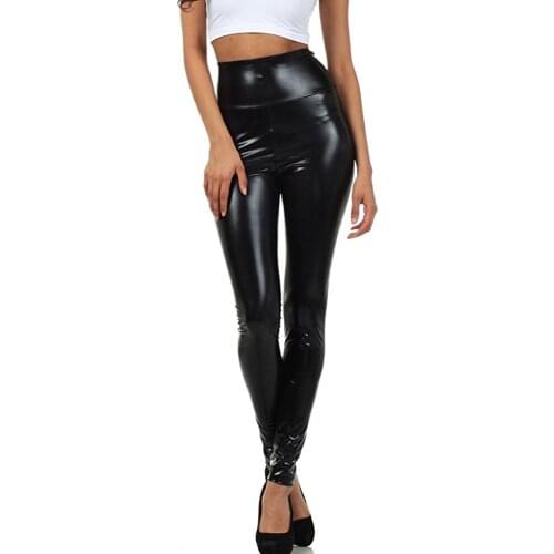 Aoylisey Women's Leather Leggings