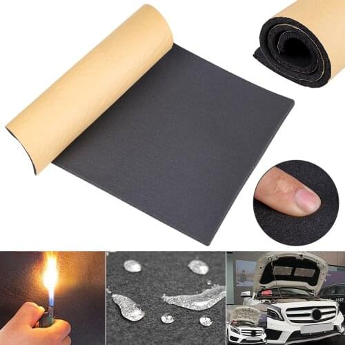 30*50cm Car Sound Proofing Deadener Self Adhesive Foam Insulator Cotton Auto Car Mat Deadener Reduction Noise Sound Insulation