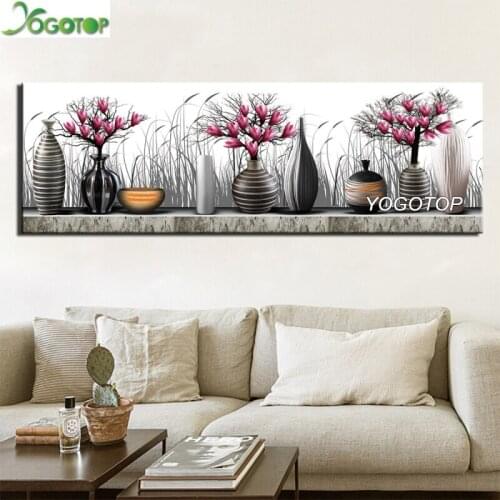 Large 5D Diamond Embroidery Still life vase Cross Stitch DIY Diamond Painting Diamond Mosaic Rhinestones Modern decor YY2702