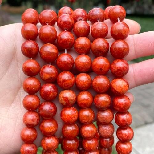 Natural Red Coral Beads 4/6/8/10/12/14/16/18mm pick size 15inche/strand Fashion Jewelry Beads For Jewelry Making (F00577)