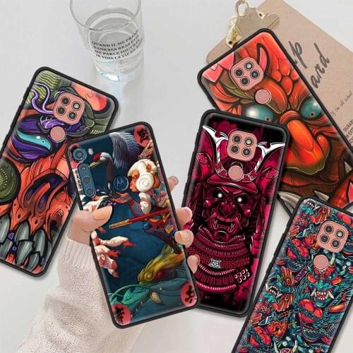 Phone Case For Moto G9 G8 Play Plus G60 G50 G40 G30 Fusion G20 G10 Power one Fusion G8 Power Llte E6S Caso Samurai Demon Cool